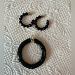 Zenzii bracelet and earrings set.